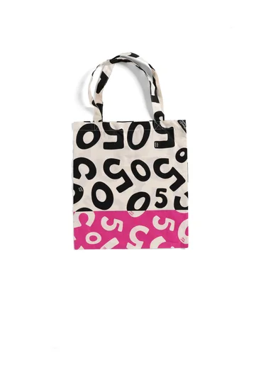 Sac en tissu en coton biologique Taille S - noir