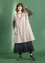 Woven sleeveless dress in organic cotton (limestone S)
