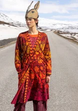 “Tanana” cotton/lyocell long cardigan - beetroot