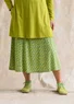 Jupe "Billie" en jersey de coton biologique/modal (vert lagon/motif S)