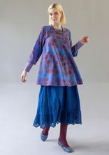 “Germain” woven organic cotton tunic - blackberry