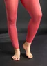 Solid-colour leggings made from recycled polyamide (coral S/M)