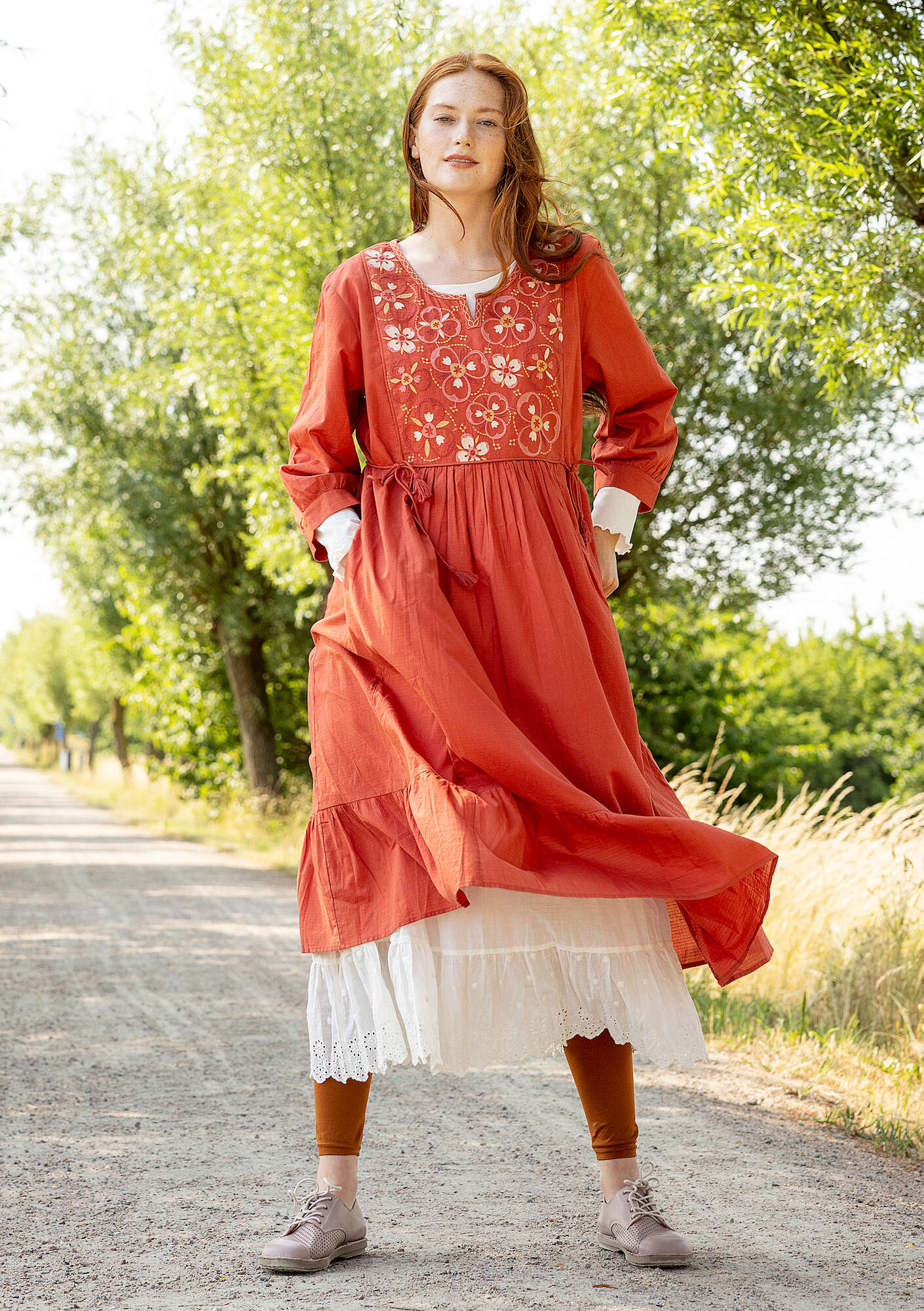 Sahara” woven organic cotton dress gudrunsjoden.com