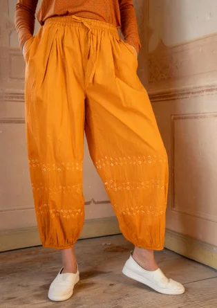 Pantalon « Buij » en coton biologique - œillet d'inde