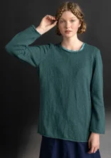 Favourite sweater made of organic cotton - opal green