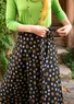 “Salsa” woven skirt in organic cotton (black S/M)