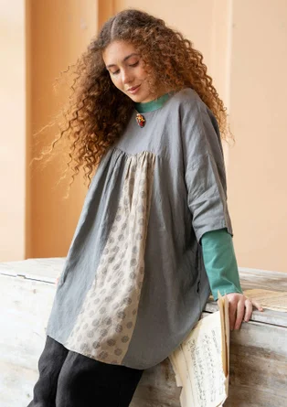 “Sonata” linen tunic - graphite