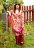 Robe "Sabrina" en jersey de coton biologique (rose saumon S)