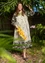 Vævet kjole "Floria" i økologisk bomuld (mørk askegrå meleret S)
