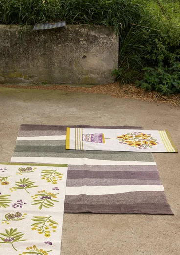 Tapis "Waves" en coton biologique - torréfaction française