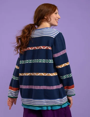 “Shoko” organic cotton sweater - indigo blue