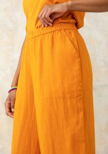 Woven linen pants - masala