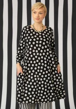 “Nicole” jersey dress in organic cotton/modal - black