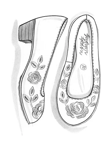 Chaussures à talon "Roza" en nappa - agave