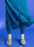 Woven organic cotton underskirt (light petrol blue S)