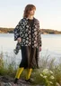 “Flora-Li” cardigan in organic/recycled cotton (black S)