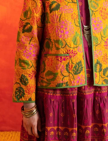 Veste matelassée "Malkha" en coton biologique - œillet d'inde