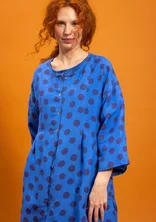 “Maj” woven linen/modal tunic - sapphire blue