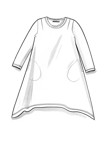 Tricot jurk van lyocell/elastaan - klaproos