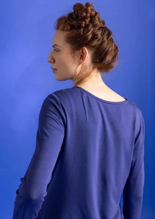 “Helga” lyocell/elastane jersey top - violet