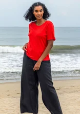 “Drop” organic cotton top - bright red