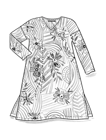 Kleid „Artistic“ aus Öko-Baumwolle - alpenveilchen