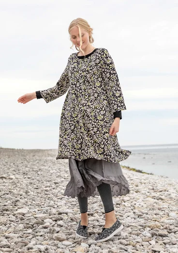 Robe en jersey « Strandäng » en lyocell/élasthanne - noir