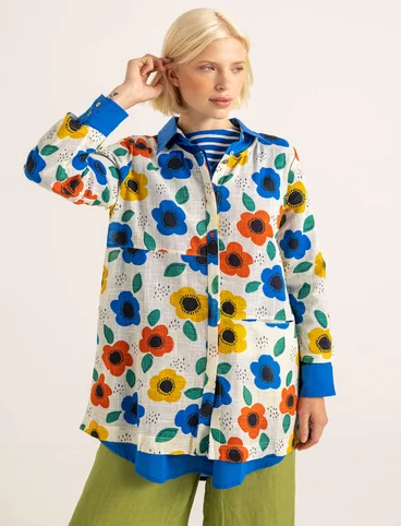 “Dessau” blouse in organic cotton - multicoloured