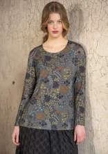 “Ylfa” top in lyocell/spandex - graphite