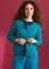 Organic/recycled cotton cardigan (light petrol blue XL)