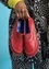 Chaussures élastiques "Irma" en cuir nappa (rouge agate 36)