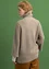 Lambswool blend polo-neck sweater (dark natural melange S)