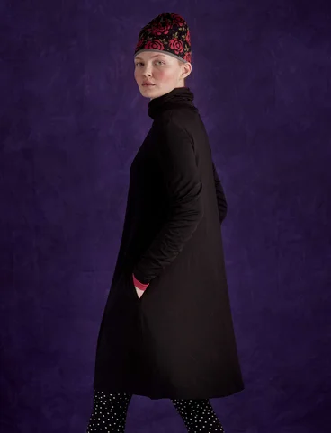 Robe "Öland" en jersey de lyocell/élasthanne - noir