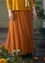 “Pomerans” modal/elastane jersey skirt (burnt orange S)