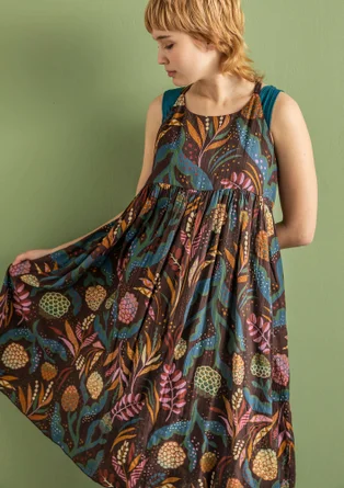 “Artichoke” woven organic cotton dress - mullberry