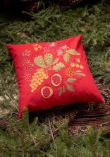 Housse de coussin "Fruits" en coton biologique - tomate