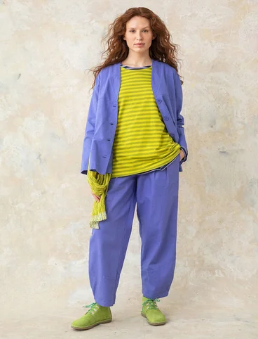 Woven organic cotton trousers - sky blue