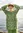 “Blåsippa” jersey tunic in organic cotton/modal - pistachio