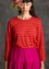 Woven cotton/silk skirt (cerise S)