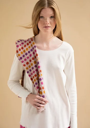 Jersey top in organic cotton - ecru