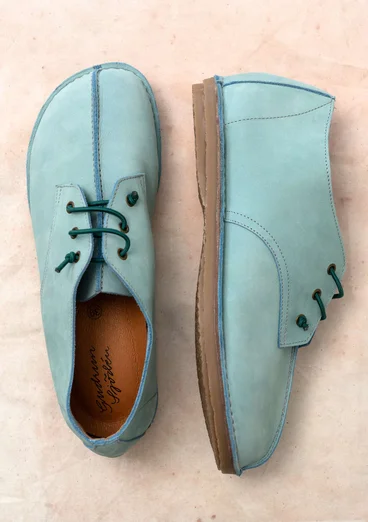 Chaussures de promenade en nubuck - jade