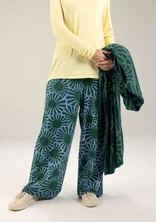 “Taiyoko” lyocell/elastane jersey trousers - rainforest green