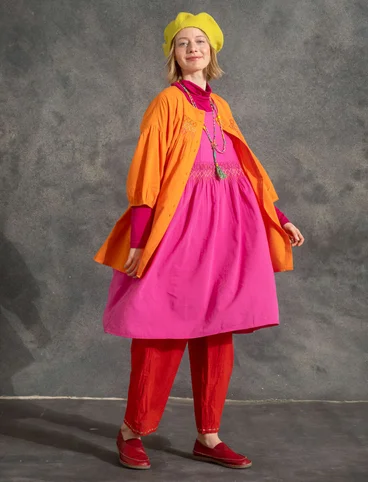 Robe en jersey de coton biologique/modal - hibiscus