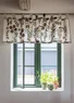 “Olives” organic cotton curtain valance (natural One Size)