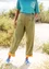 “Safari” woven organic cotton/linen trousers (cedar S)