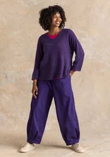 Sweater in an alpaca blend - night sky/melange