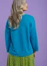 Strickpullover aus Leinen (lagunenblau S)