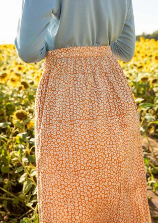 “Alv” woven organic cotton skirt - masala