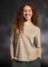 “Sigrid” top in organic cotton/lyocell (warm grey S)