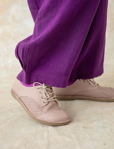 Schuhe aus Nappaleder - rosa sand